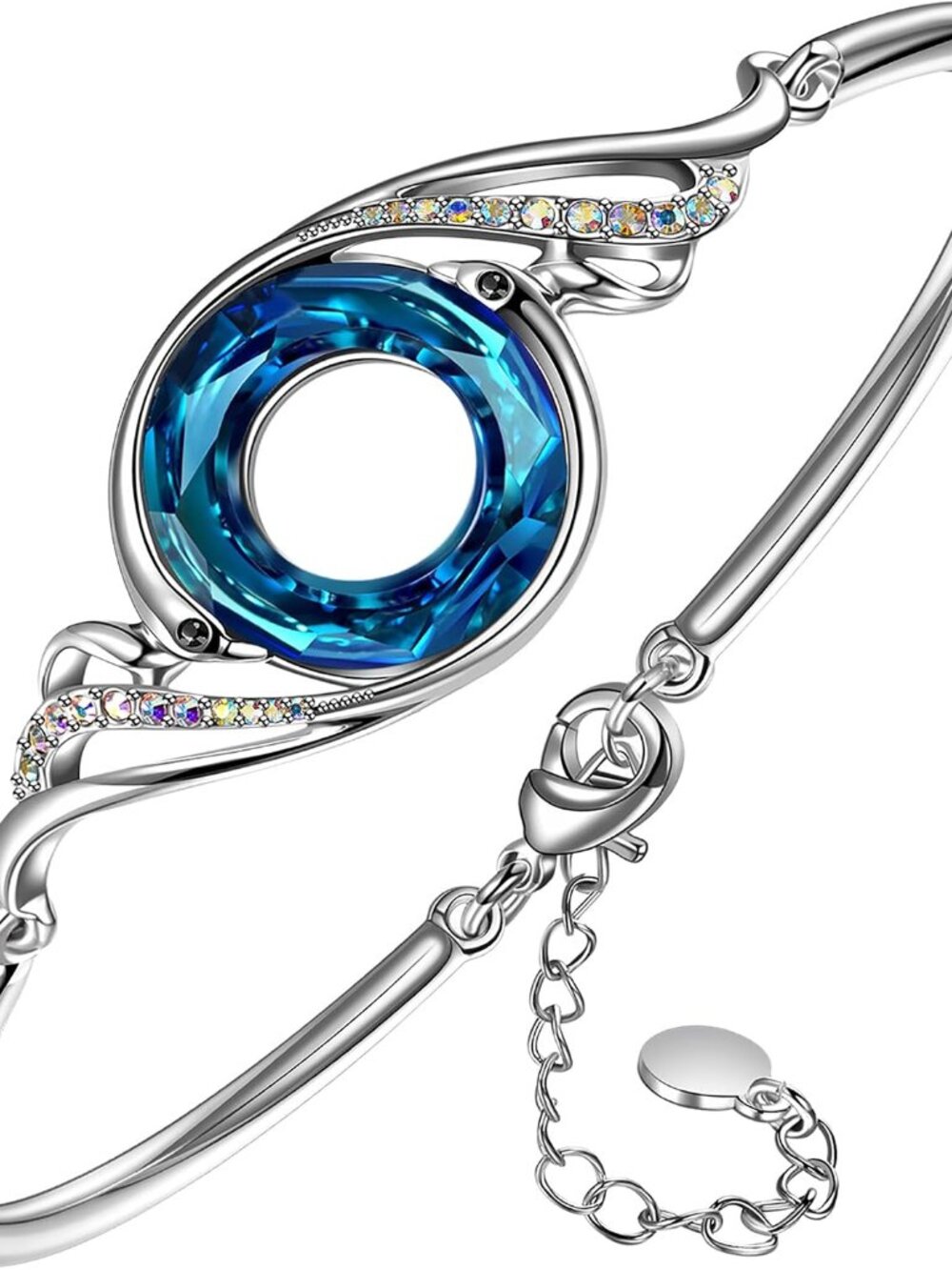 Rise From the Ashes Phoenix Adjustable Bangle - Symbol of Rebirth & Elegance